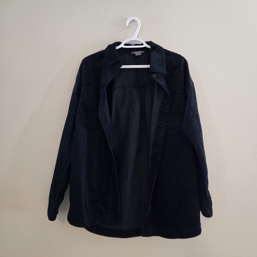 Dark Green Corduroy Women's Jacket